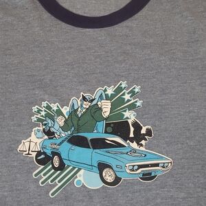 Vtg 2004 Harvey Birdman Attorney At Law Adult Swim Cartoon Network T-Shirt L Y2K